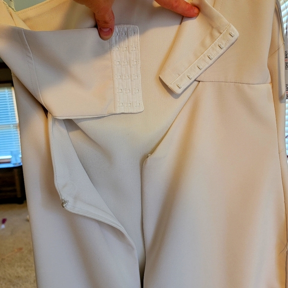 White One Shouldered Mini Dress- Medium - Picture 3 of 8